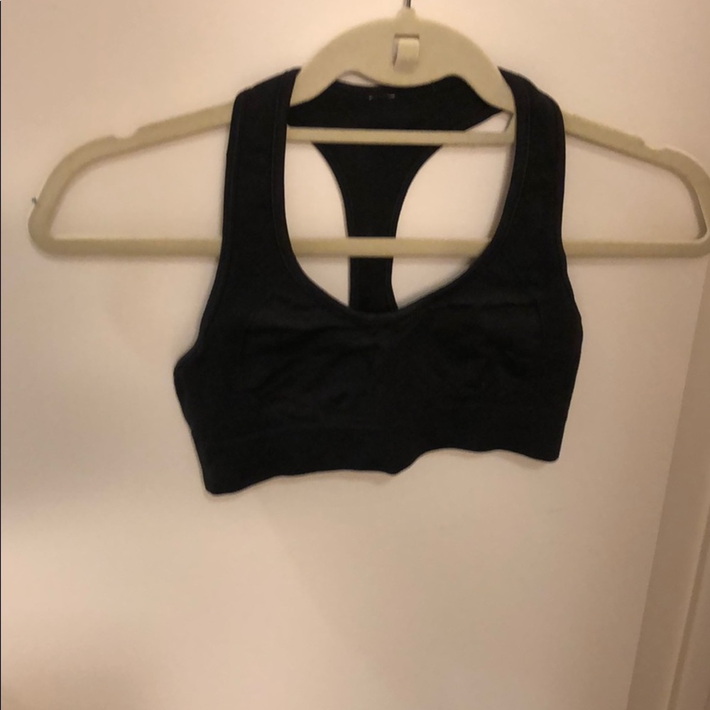 Lululemon black sports bra sz 4